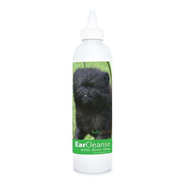 Healthy Breeds 8 oz Affenpinscher Ear Cleanse with Aloe Vera Cucumber Melon 840235196815 - main
